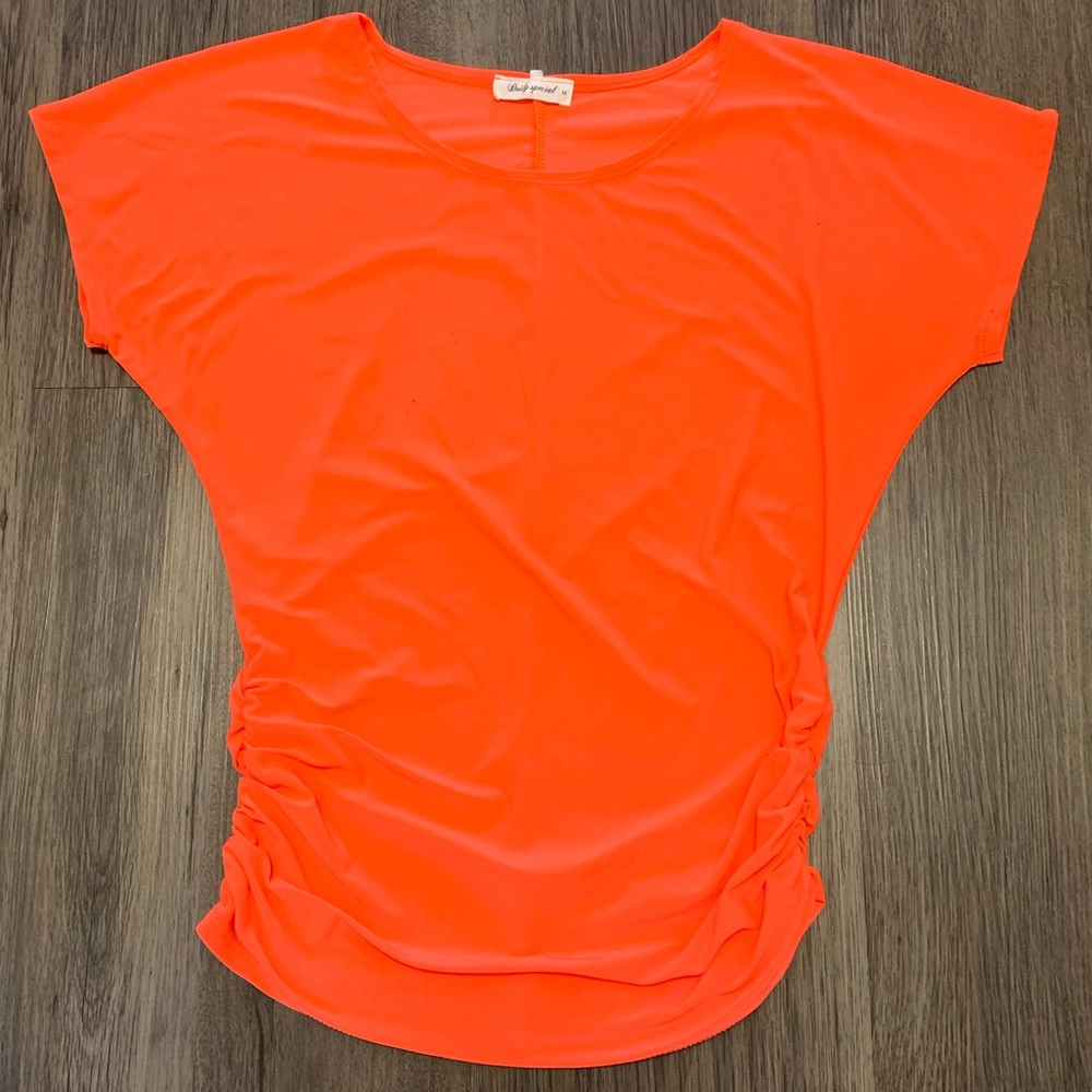 Women’s Bright Coral Orange T-Shirt